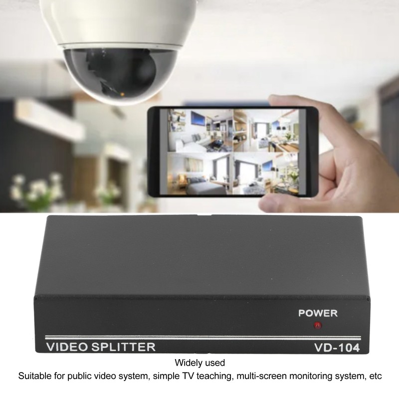 1 In 4 Out Video Splitter Professional Full HD 1080P