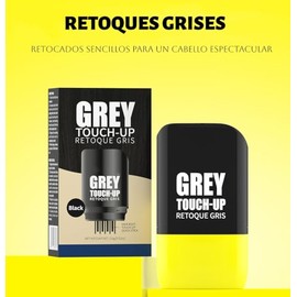 2 en 1 Peine de Tinte para Cabello,Barra reparadora de color de cabello portátil, Cubre Canas en Barra para Mujer, Uso rápido, Unisex (Marrón oscuro)