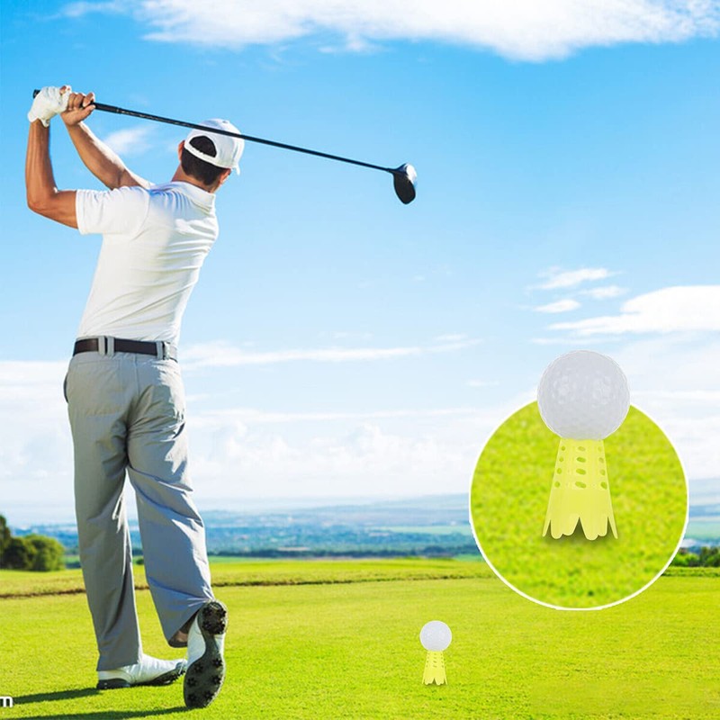 20Pcs Plastic Golf Tees Lightweight Golf Simulator Tees Portable Golf