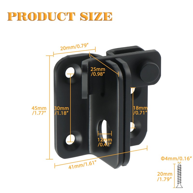 Alise Flip Latch Gate Latches Slide Bolt Latch Safety Door