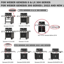 Genesis II Flavorizer Bars Replacement Parts for Weber Genesis II E-310 GS4 Grill Parts 66032 Flavorizer Bars Weber Genesis 2 300 Series II E-335 S-310 S-335 II LX E-340 E-325S 66795 Flavor Bars Parts