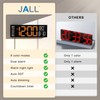 JALL 16" Large Digital Wall Mount Clock, Count Down Timer,