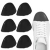 Toe Filler Inserts, 3 Pairs Shoe Filler Inserts for Too Large Shoes, Insoles, Adjustable Shoe Pads, Toe Cushion, Shoe Size Reducer for Women, Men, High Heels, Suit Shoes, Casual Flats, black