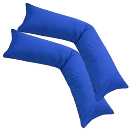Moon Pillowcase 40 x 145 cm Double Pack Nursing Pillow Side Sleeper Pillow Jersey Royal Blue