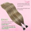 YoungSee Nano Ring Hair Extensions Brown Balayage Nano Extensions Real