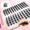Wimpern Extensions Set 120Pcs 6-11mm Mixed Flu-ffy Cat-Eye Künstliche Wimpern