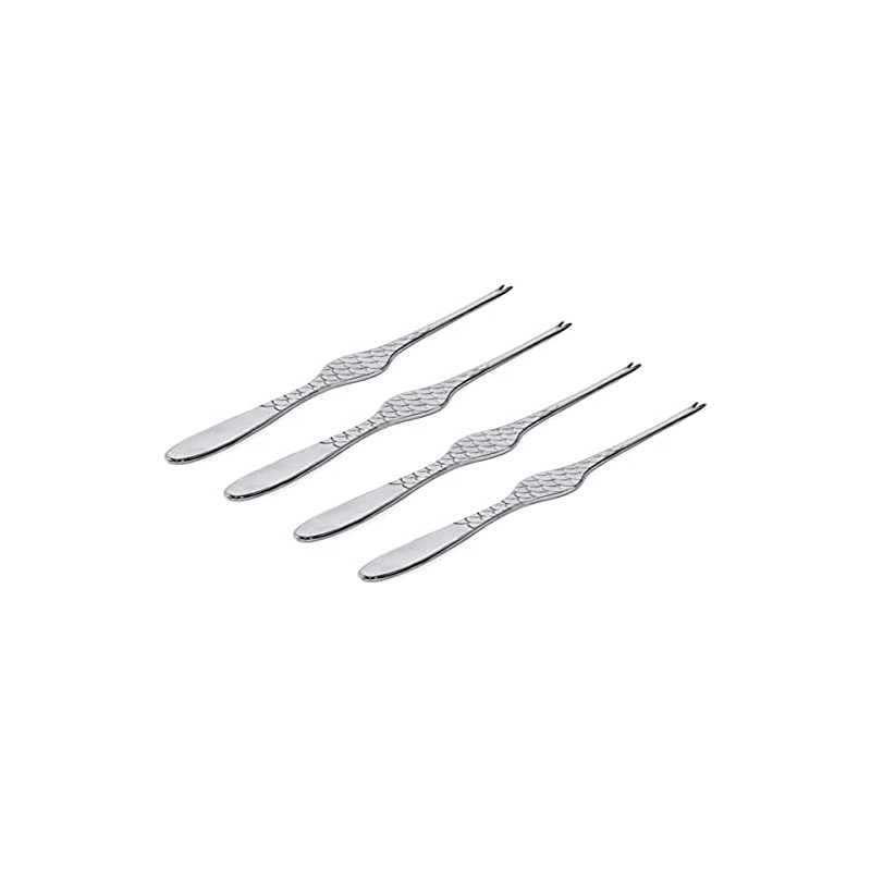Alessi Hummerstifte 4er Set COLOMBINA FISH, 3.00 x 22.50 x