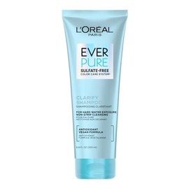 L'Oreal Paris, Ever Pure Shampoo Clarify & Restore, Efecto Detox Purifica, Hidrata Y Reduce El Deslave Del Color, Sin Sulfatos, 200Ml