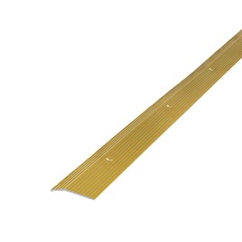 M-D Building Products 79079 1-3/8 in. X 36 in. Satin Brass Aluminum Carpet Trim w/Screw Nails
