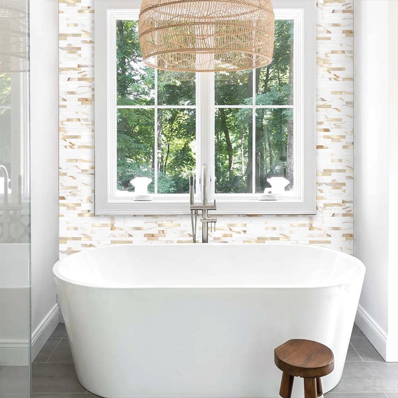 STICKGOO Peel and Stick Backsplash Tile, Stick on Backsplash for