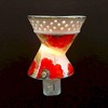 Poppies On A Twist Shaped Night Light