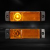 EVERESTHD 2PCS LED side marker light Amber Fairing Light Side
