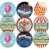 120 Popcorn Fairground 30mm Scented Reward Stickers for Teachers, Parents