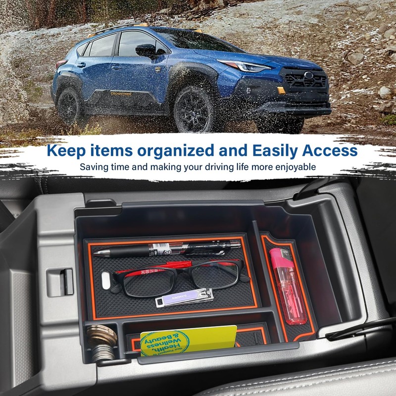 MOCHNET Center Console Organizer for 2024 2025 2026 Subaru Crosstrek