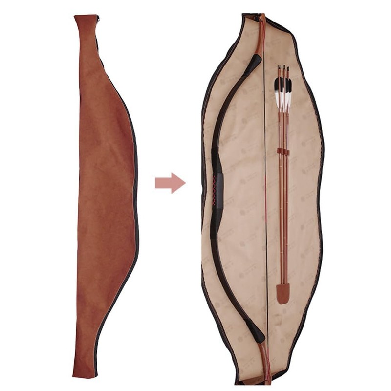 DONGKER Archery Bow Bag, 60" Long Traditional Bow Case PU