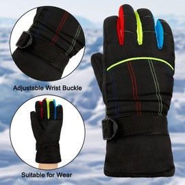 Lyxbone Waterproof Kids Gloves,Kid Gloves Winter,Ski Gloves for Kids,Girl Snow Gloves,Boys Ski Gloves,Kids Winter Gloves,Girls Waterproof Gloves,Little Girl Winter Gloves,Kids Winter Gloves Ages 3-6