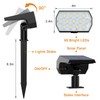 WELALO Solar Spot Lights Outdoor, [6 Pack/65 LED/3 Modes] Solar