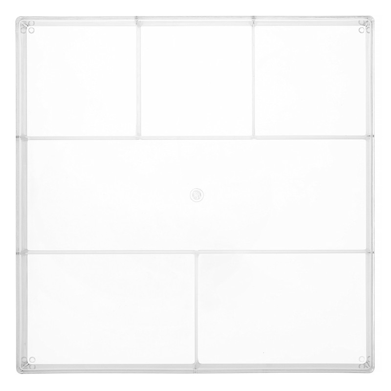 Whitmor 6-Section Clear Drawer Organizer