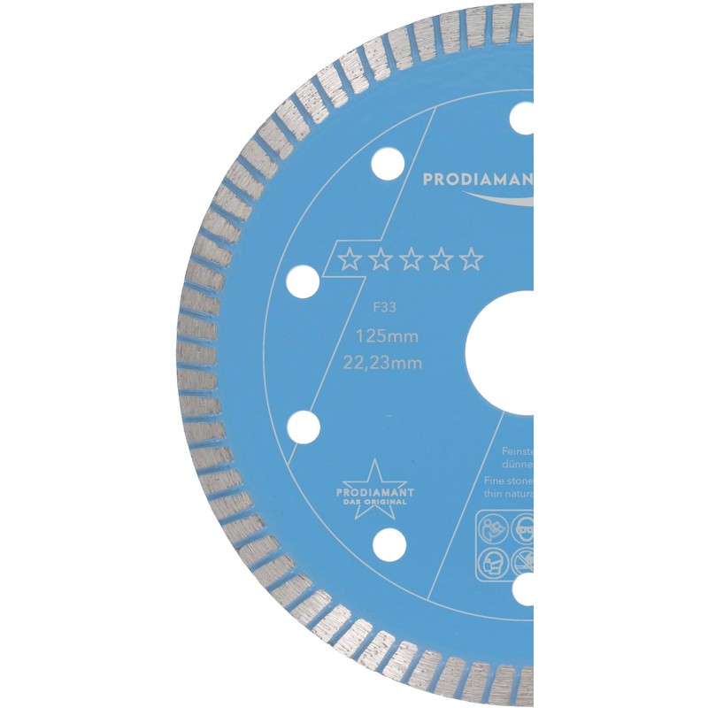 PRODIAMANT F33 Professional Diamond Tile Disc Diameter 125 mm x