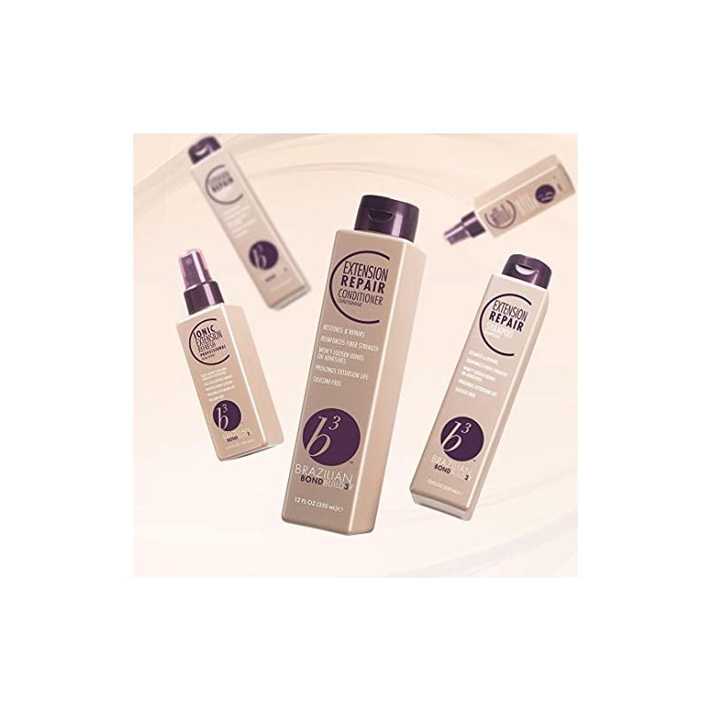 B3 Brazilian Bondbuilder Extension Shampoo/Conditioner/Refresh Trio Pack, 15 fl. oz.