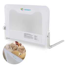 Bed Safety Rails for Toddlers - Bed Rail Guard for Queen, King, Full Szie, Twin Mattress Bed (White, 35.5W*23.5H Inch (Regular Extra Tall))