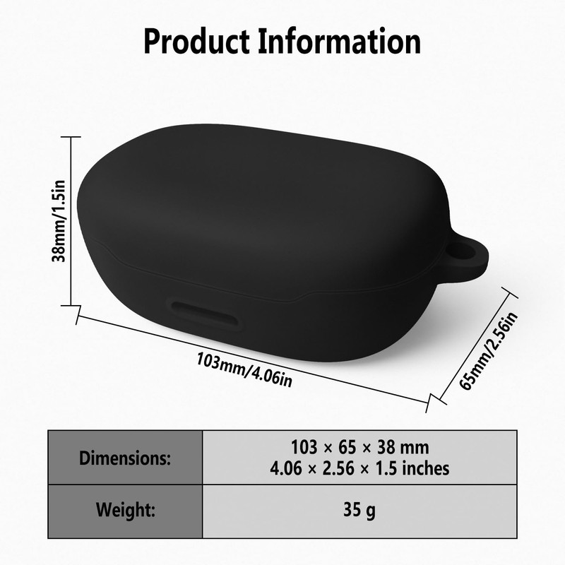 Geiomoo Silicone Case for JBL Endurance Peak 3, JBL Endurance