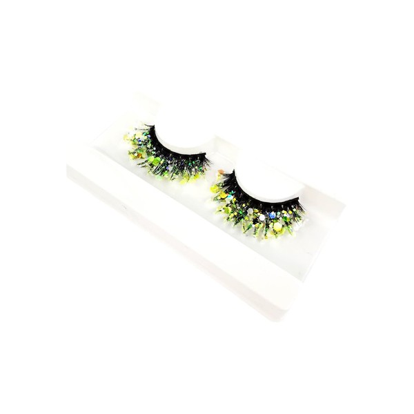 AIXXCUVQ 2x Reusable And Washable Dramatic Christmas Eyelashes Professional Easy