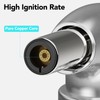 KinetiFire Butane Torch Lighter, Refillable Kithcne Torch with Safety Lock,
