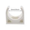 SDTC Tech 12-Pack U-Shaped PVC Water Pipe Clamps Fit for