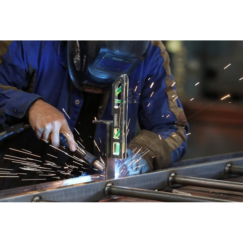 ToughBuilt – 9" Magnetic Billet Torpedo Level, Precision Machined Aluminum