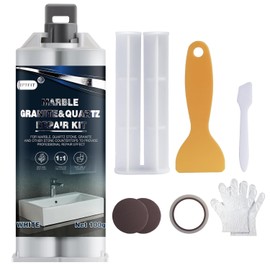 Marble Repair Kit & Quartz Countertop Chip Repair Kit, Tiles Repair Kit, Suitable for Granite, Marble, Quartz Stone, and Other Stone Surface Crack Quartz Chip Repair Kit