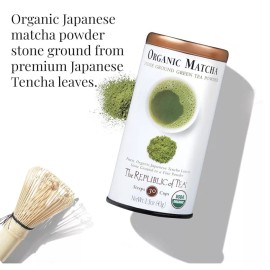 Republic of Tea Organic Matcha Stone Ground Green Tea Powder Republic Of Tea ~1.5oz 30 Cups