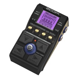 Zoom MS-80IR+ guitar multi-effect pedal | amp emulation modelling of famous guitar amps | preamps | cabs | effects including reverb | EQ | noise gate | delay | black