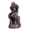 Toperkin The Thinker Statues Bronze Sculptures Home Decor Figurines TPE-185B