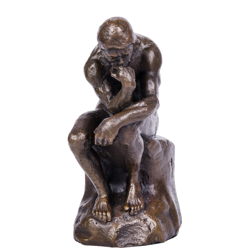 Toperkin The Thinker Statues Bronze Sculptures Home Decor Figurines TPE-185B