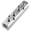 LDEXIN 4 Way Pneumatic Manifold Air Distribution Block, Compressed Air