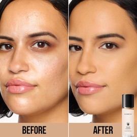 CARSLAN Lasting Cover Foundation, 24H Longlasting Full Coverage Matte Finish Face Makeup, Poreless, Lightweight, Waterproof, Oil Free Liquid Foundation, N01