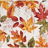 Saro Lifestyle Embroidered Autumn Leaves Table Runner, 16"x120", Multi