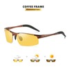 Yellow Lens Driving Glasses for Low-Light Use – Semi-Polarized Anti-Glare