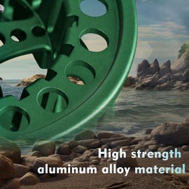 Large Arbor Fly Fishing Reel (3/5, 5/6, 7/8wt), Fly Reel Precision Die Cast from Aluminum Alloy.