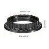 PATIKIL 3 Pcs E26 Light Socket Ring Lampshade Holder Adapter