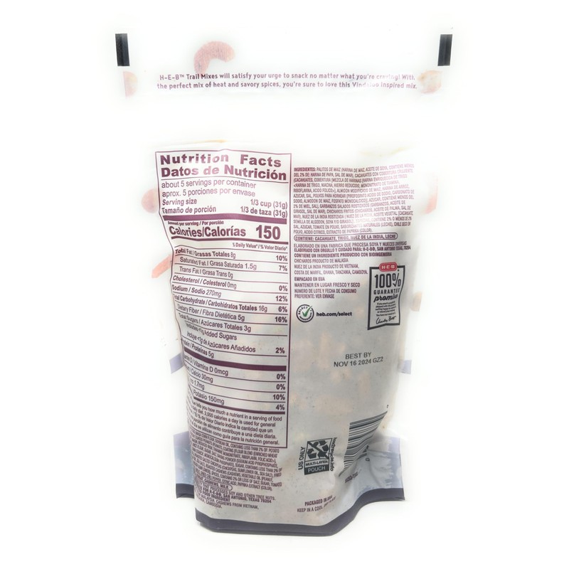 HEB H‑E‑B Vindaloo Inspired Trail Mix 6oz - 1 bag