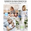 Esemoil Humidifiers for Bedroom, for Large Room, 2.5L Top Fill