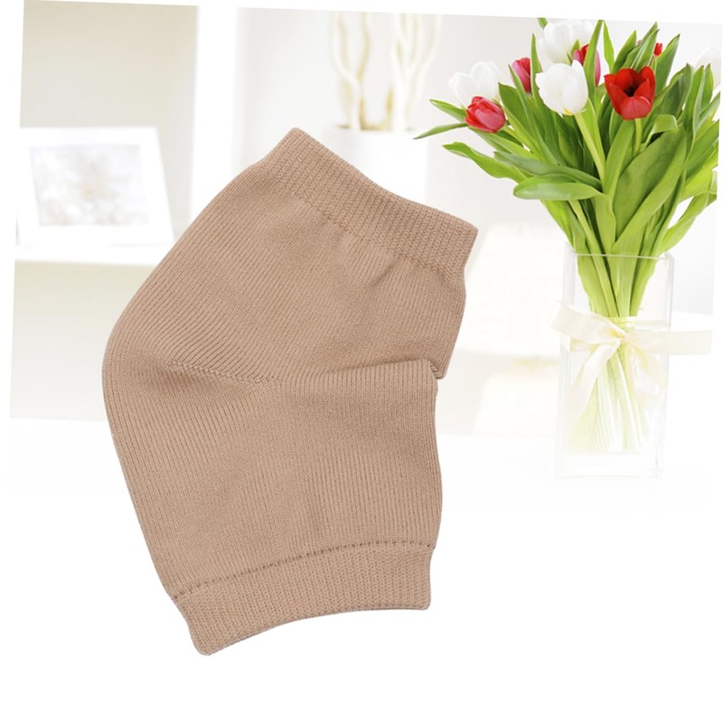 FRCOLOR Pcs Nylon Heel Socks Gel Heel Sleeve Moisturizing Socks