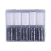 10 Stickers/Box White Nail Foil Lace Black Flower Spring Starry