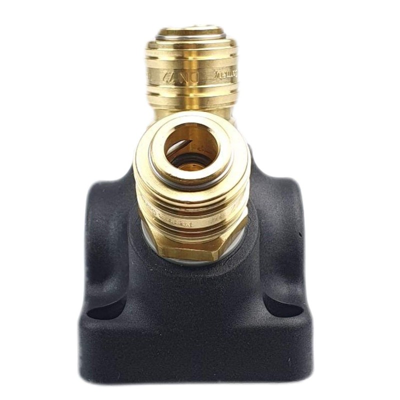 Compressed Air Distributor Wall Socket Plastic with 1x G 1/2