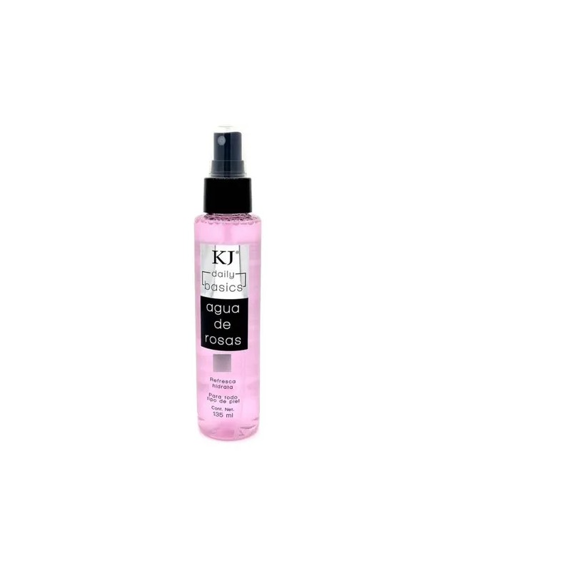 Agua De Rosas Refresca E Hidrata Fijador De Maquillaje Kj