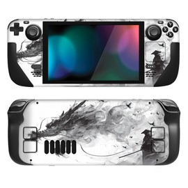 PlayVital Full Set Protective Skin Decal for Steam Deck LCD, Custom Stickers Vinyl Cover for Steam Deck OLED - Mistborn Dragon