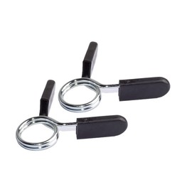 AIMALL Clips Dumbbell Gym Weight Bar Collar Spring Standard Barbell 28mm Lock Clamp, Durable Iron Gym Weight Bar Collar Clips with Rubber Grip