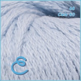 Hilaza Abuelita 100% algodón Bolsa con 5 bolitas de 50 gramos (Cielo)